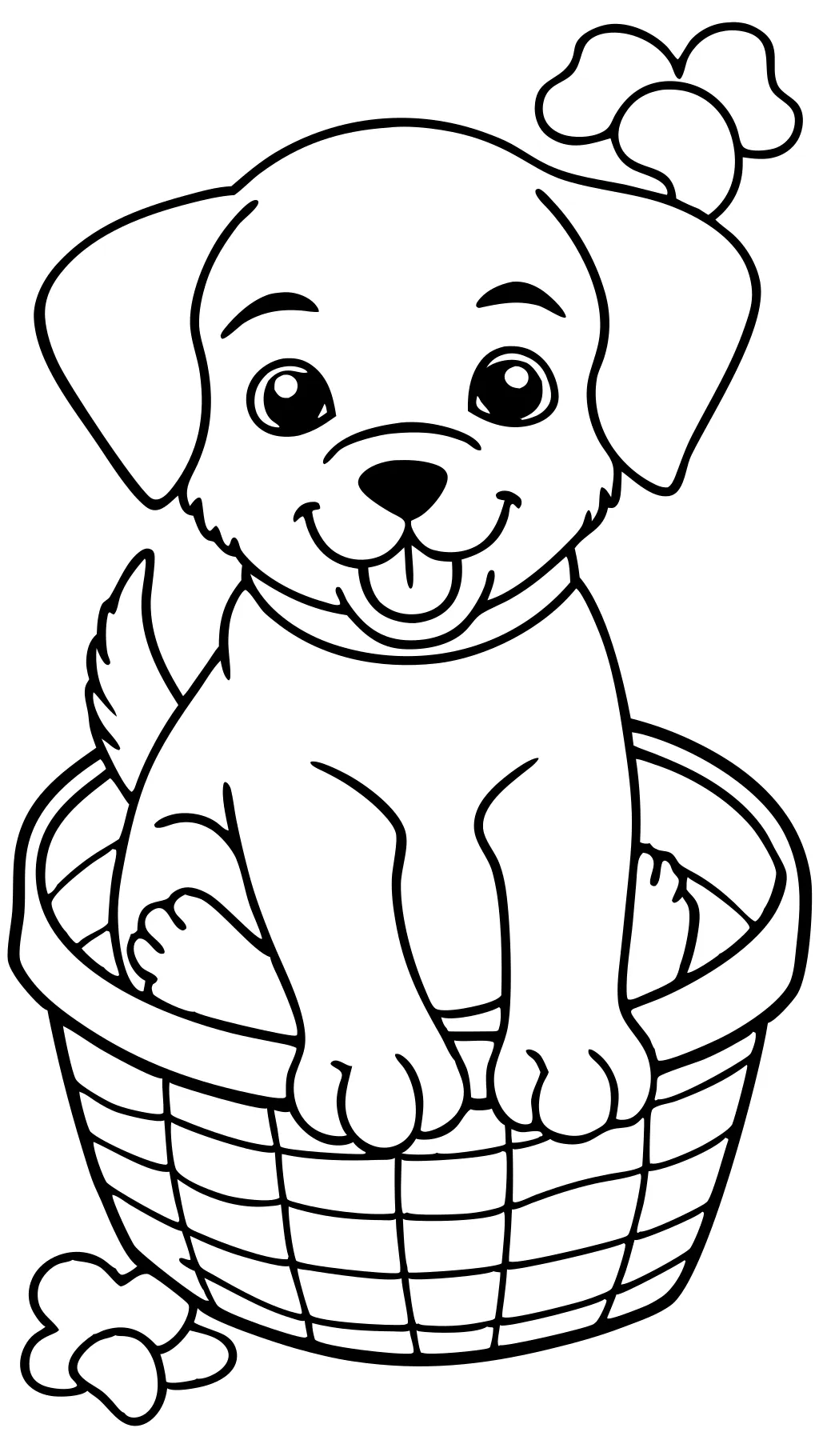 free printable coloring pages of puppies